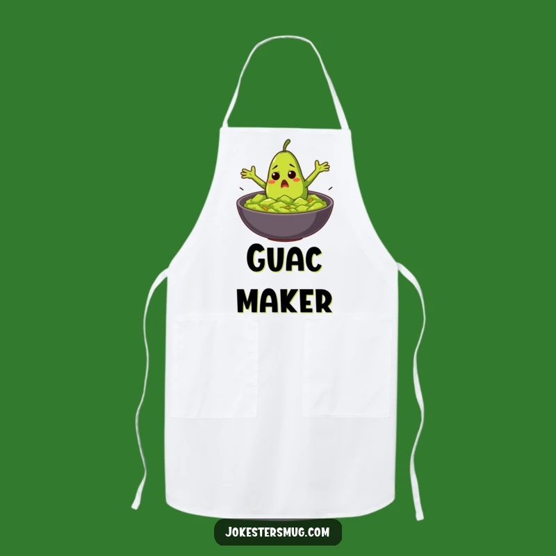 Funny Avocado Guacamole Apron: Cook with Drama, Gift Fun!
