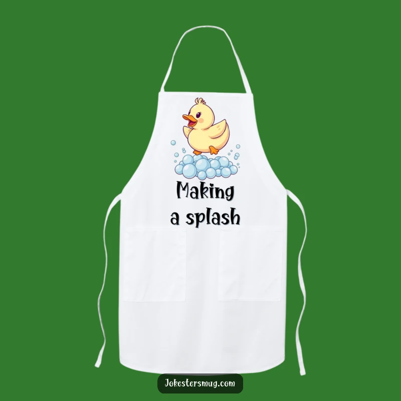 Funny Rubber Ducky Bubble Apron: Hilarious Kitchen Fun for Bathtime Fans
