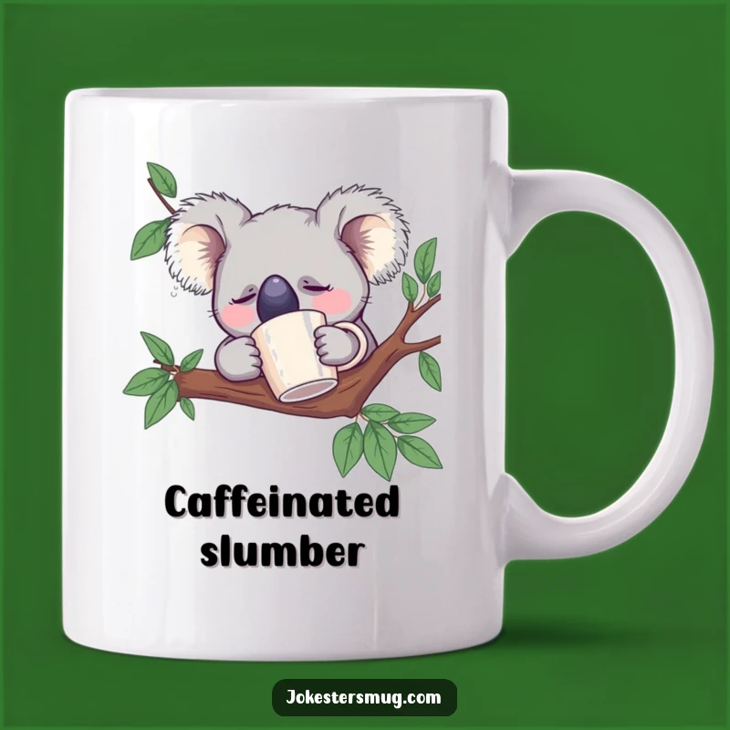 Funny Sleeping Koala Mug: Hilarious Coffee Lover Gift for Cozy Mornings