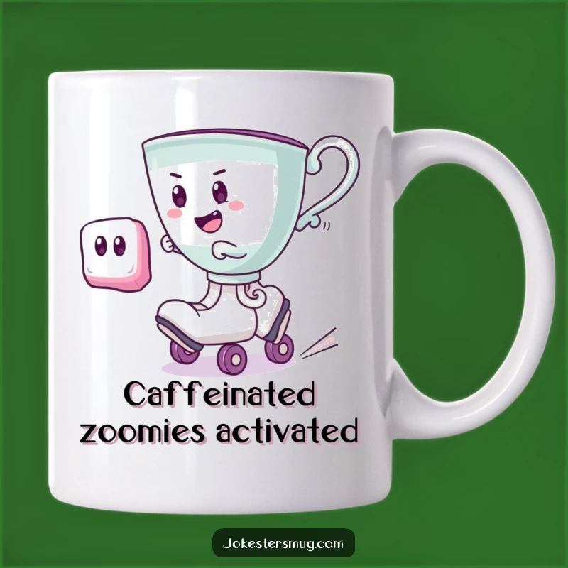 Funny Roller Skating Teacup Mug: A Hilarious Gift for Tea Lovers