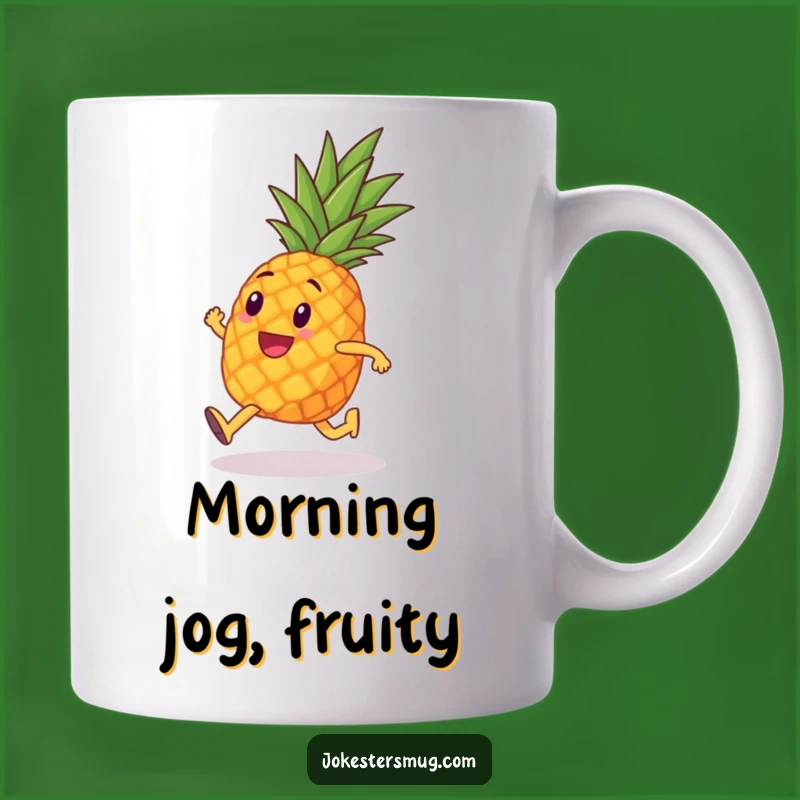 Funny Pineapple Marathon Mug: Hilarious Runner Gift for Fitness Enthusiasts