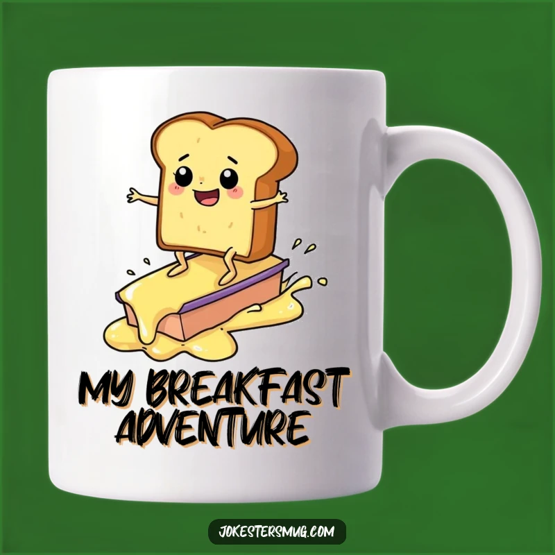 Funny Toast Surfer Mug: A Hilarious Breakfast Adventure in Every Sip