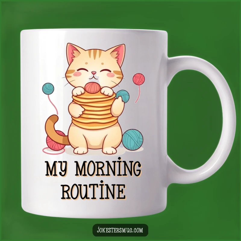 Funny Cat Pancake Juggler Mug: The Purrfectly Hilarious Gift for Cat Lovers
