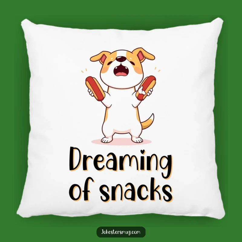 Funny Dog Juggling Pillow: Cozy Hot Dog Drop Cushion
