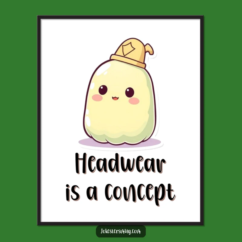 Funny Jelly Hat Fail Poster: Hilarious Wall Art for Any Room