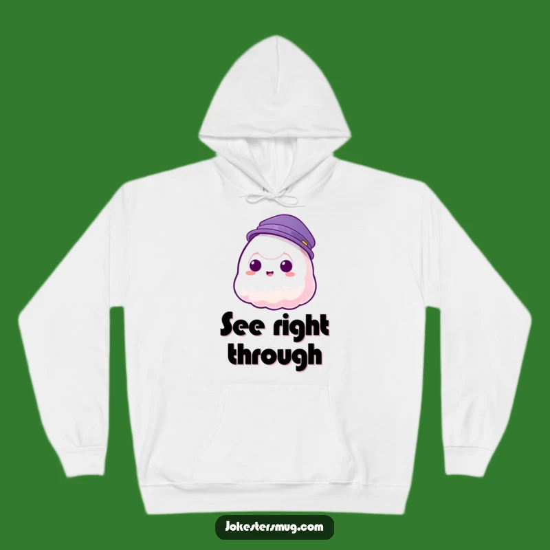 Funny Jelly Blob Hat Hoodie - Cozy & Comical Phasing Fun