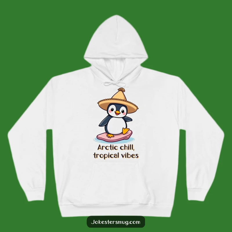 Funny Penguin Sombrero Hoodie: Cozy & Hilarious Arctic Adventure Wear