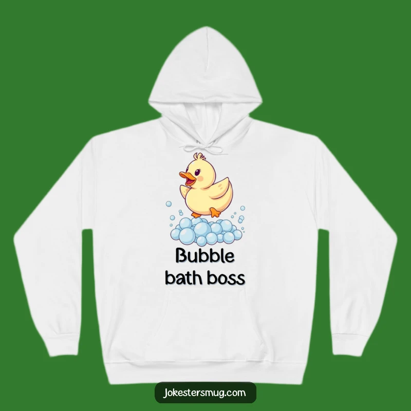 Funny Rubber Ducky Bubble Hoodie: Cozy & Hilarious Bath Time Fun