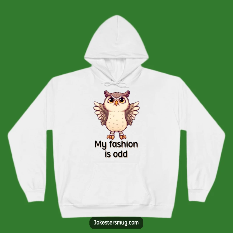 Funny Confused Owl Wing Socks Hoodie - Cozy and Hilarious Comfort