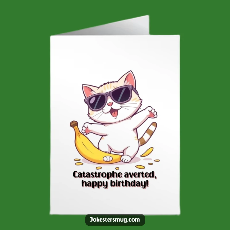 Free Printable Cat Birthday Card - Hilarious Oops! Downloadable Fun!