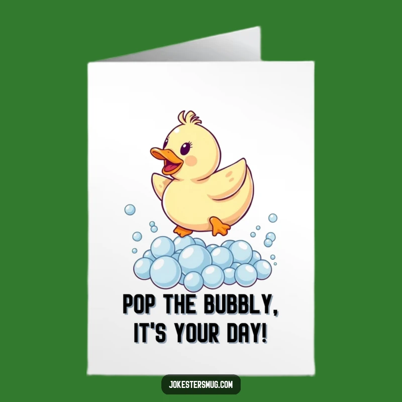 Free Printable Funny Rubber Ducky Birthday Card - Joyful Downloadable Gift!
