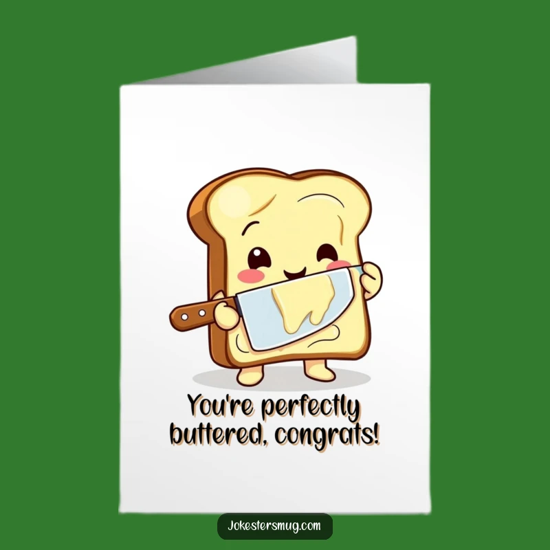 Free Printable Toast Congrats Card - Deliciously Funny Downloadable Gift