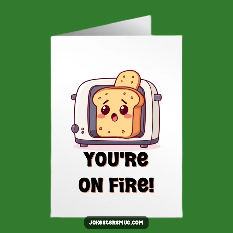 Congratulations Free Printable Card: Escaping Bread - Funny Toast-ally Exciting News!