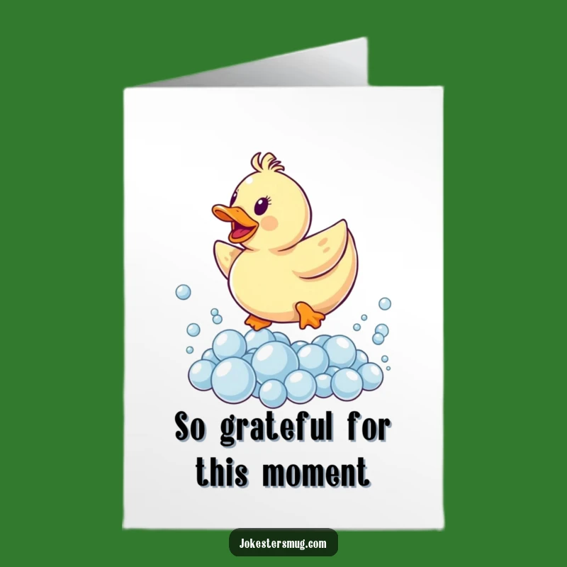 Free Printable Rubber Ducky Thank You Card - Cheerful Downloadable Gratitude!