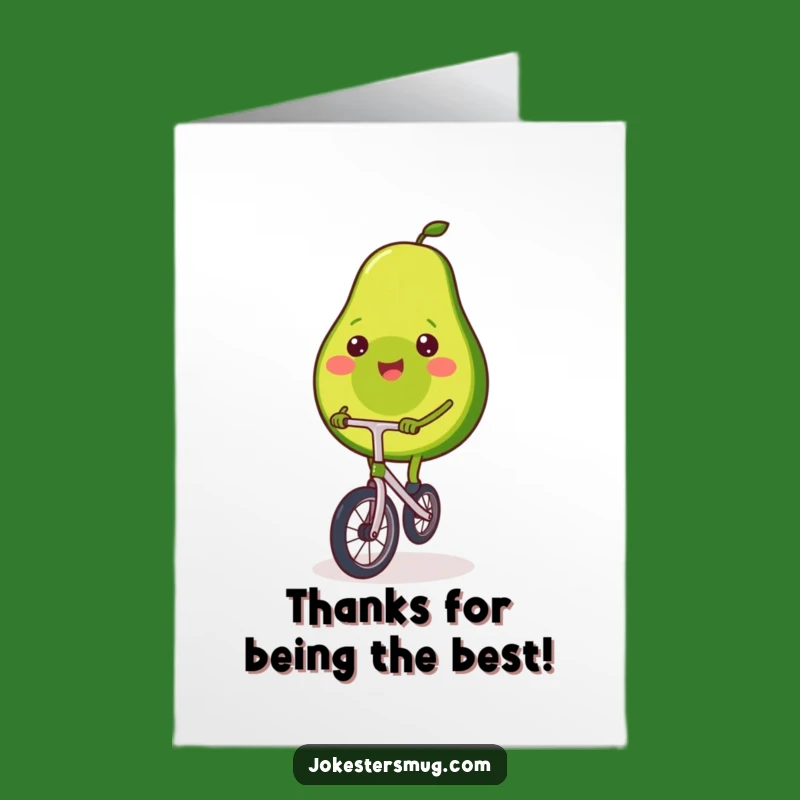 Funny Avocado Thank You Card Free Printable: Guac Thanks Downloadable Gift