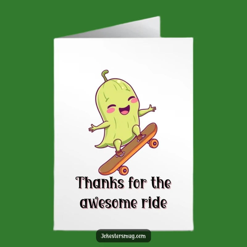 Free Printable Pickle Thank You Card: Thanks a Ton for Nothing But Radness, Downloadable