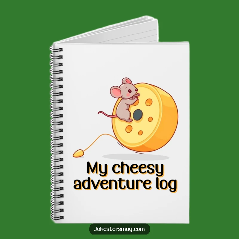 Funny Mouse Notebook: Cheese Wheel Journal, Perfect for Notes and Funny Gift