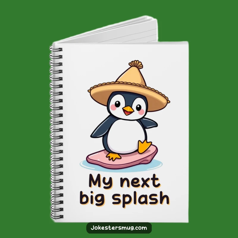 Funny Penguin Sombrero Notebook: Hilarious Jotter for Arctic Ideas