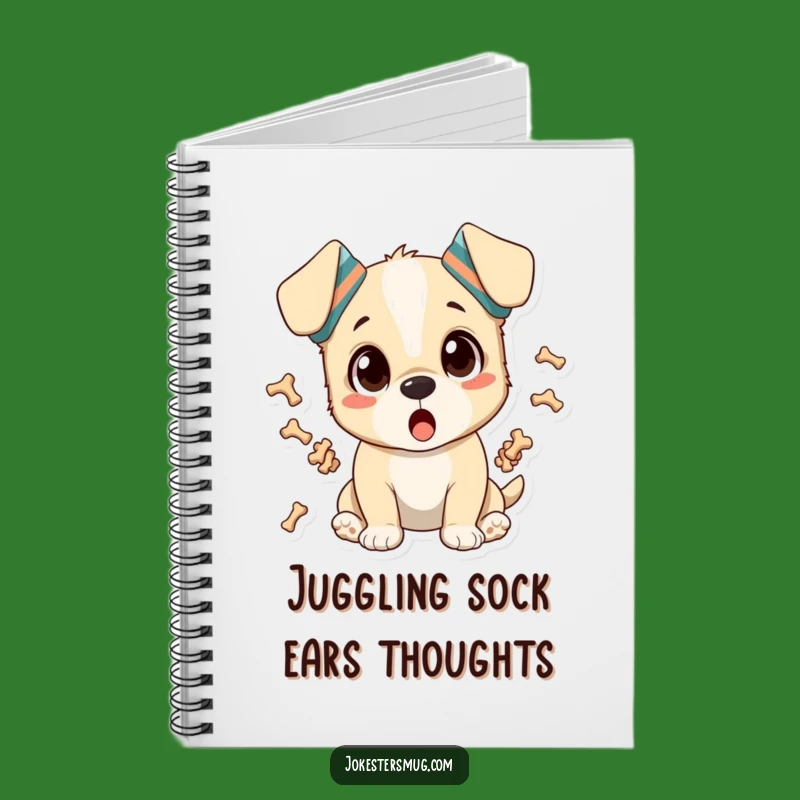 Funny Surprised Puppy Notebook: Jot Down Ideas with Hilarious Dog Art