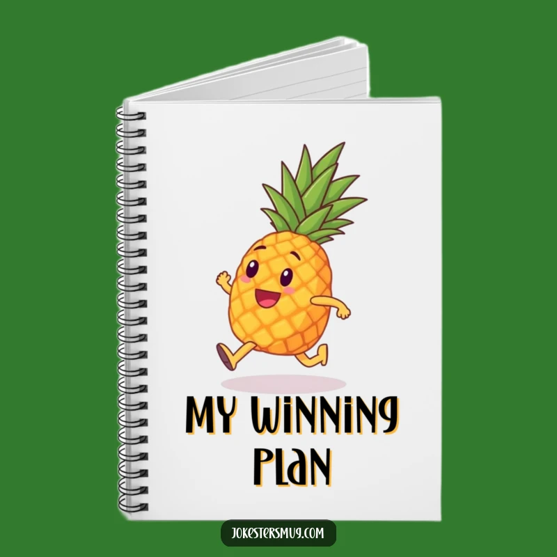 Funny Pineapple Marathon Notebook: Hilarious Journal for Training Plans and Ideas