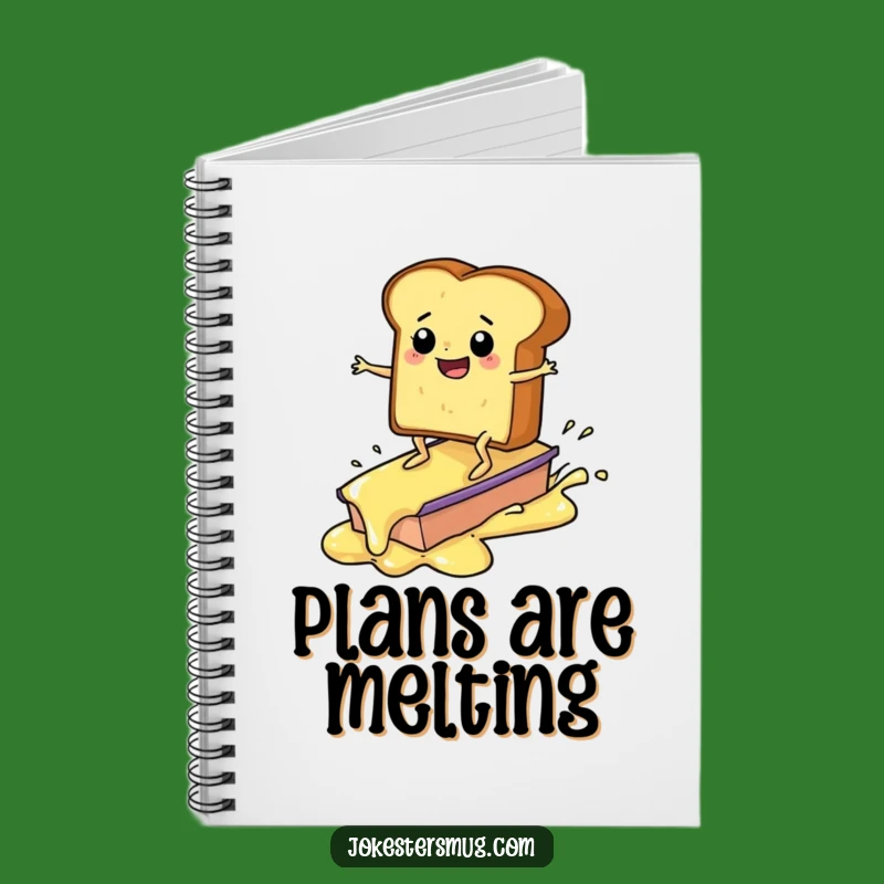 Funny Toast Surfer Notebook: Jot Down Breakfast Ideas with Hilarious Style