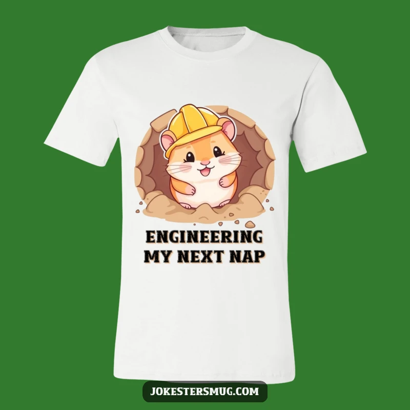 Funny Hamster Hard Hat T-Shirt: The Ultimate Tiny Builder Tee
