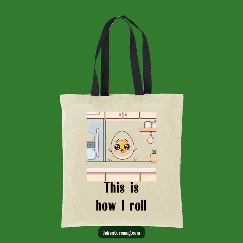 Funny Egg Tote Bag: Startled Escape, Practical and Funny Gift