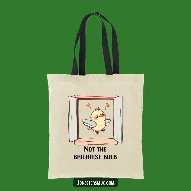 Funny Bird Window Tote Bag - Durable & Hilarious Bird Art Carry-All Gift